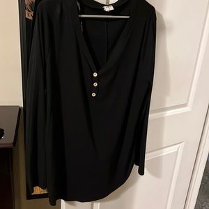 Black long sleeve thermal